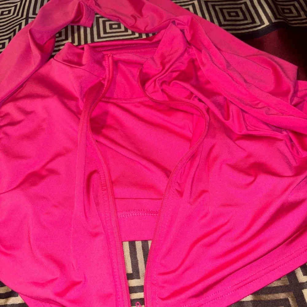 SHEIN Vibrant Fuchsia Three- Piece Active Set - Picture 4 of 8